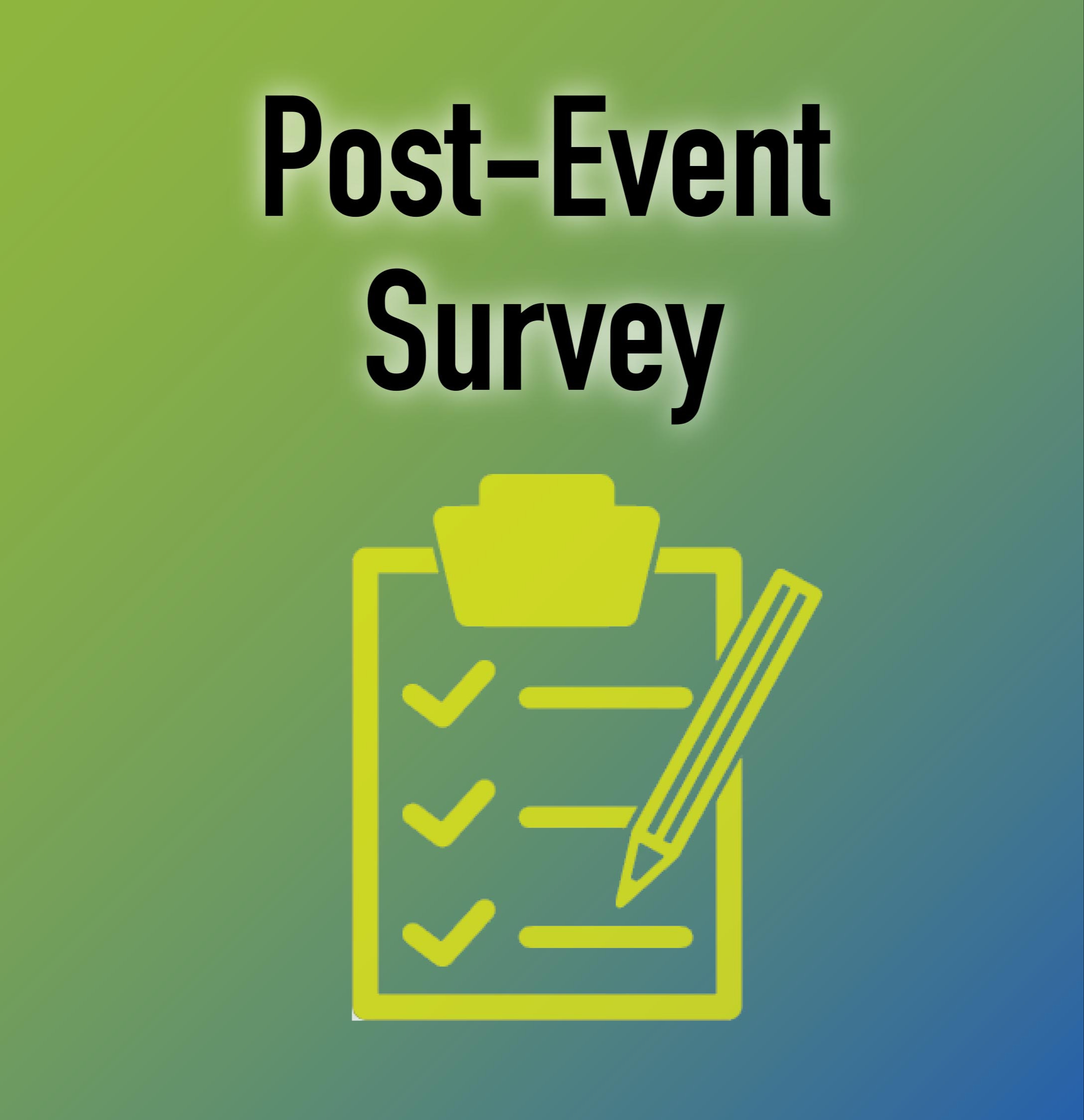 Post Event Survey
